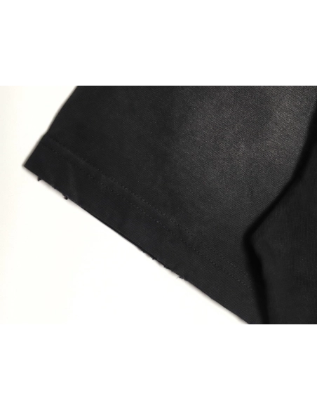 Balenciaga letter foam print washed distressed short-sleeved T-shirt TSK2,Balenciaga