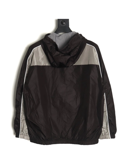 Miu Miu patchwork lettering trench coat TSK1,Miu Miu