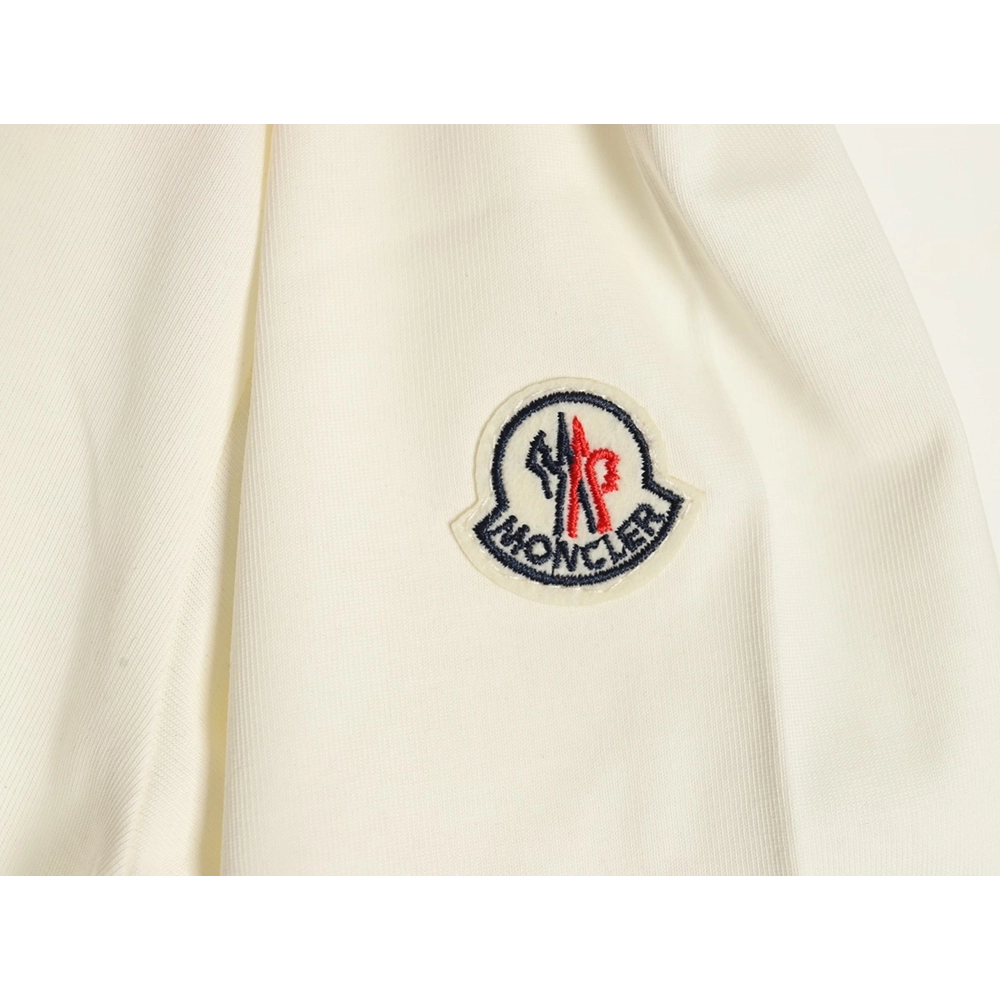 Moncler embroidered letter jacquard short-sleeved T-shirt,Moncler