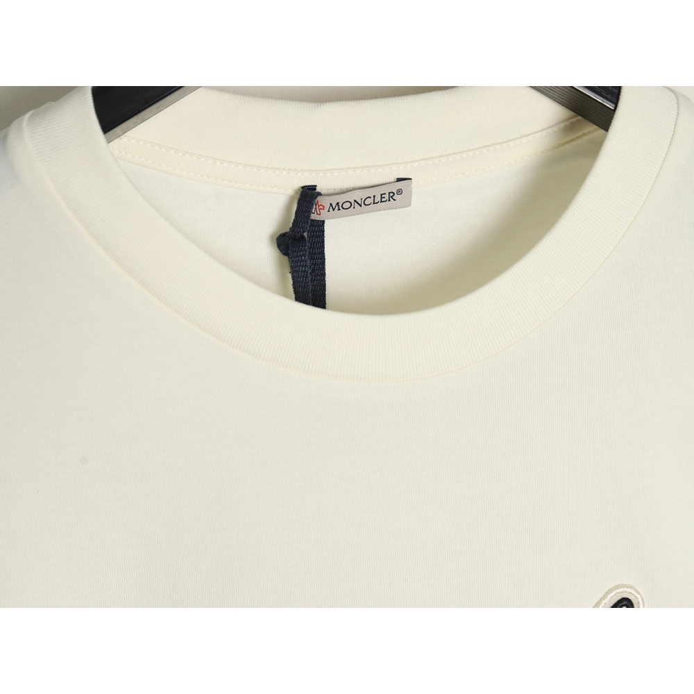 Moncler embroidered letter jacquard short-sleeved T-shirt,Moncler