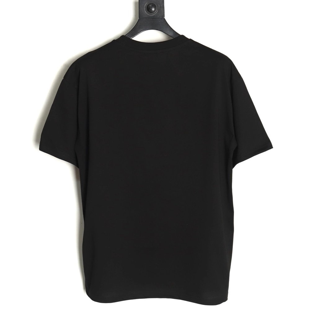 Moncler embroidered letter jacquard short-sleeved T-shirt TSK1,Moncler