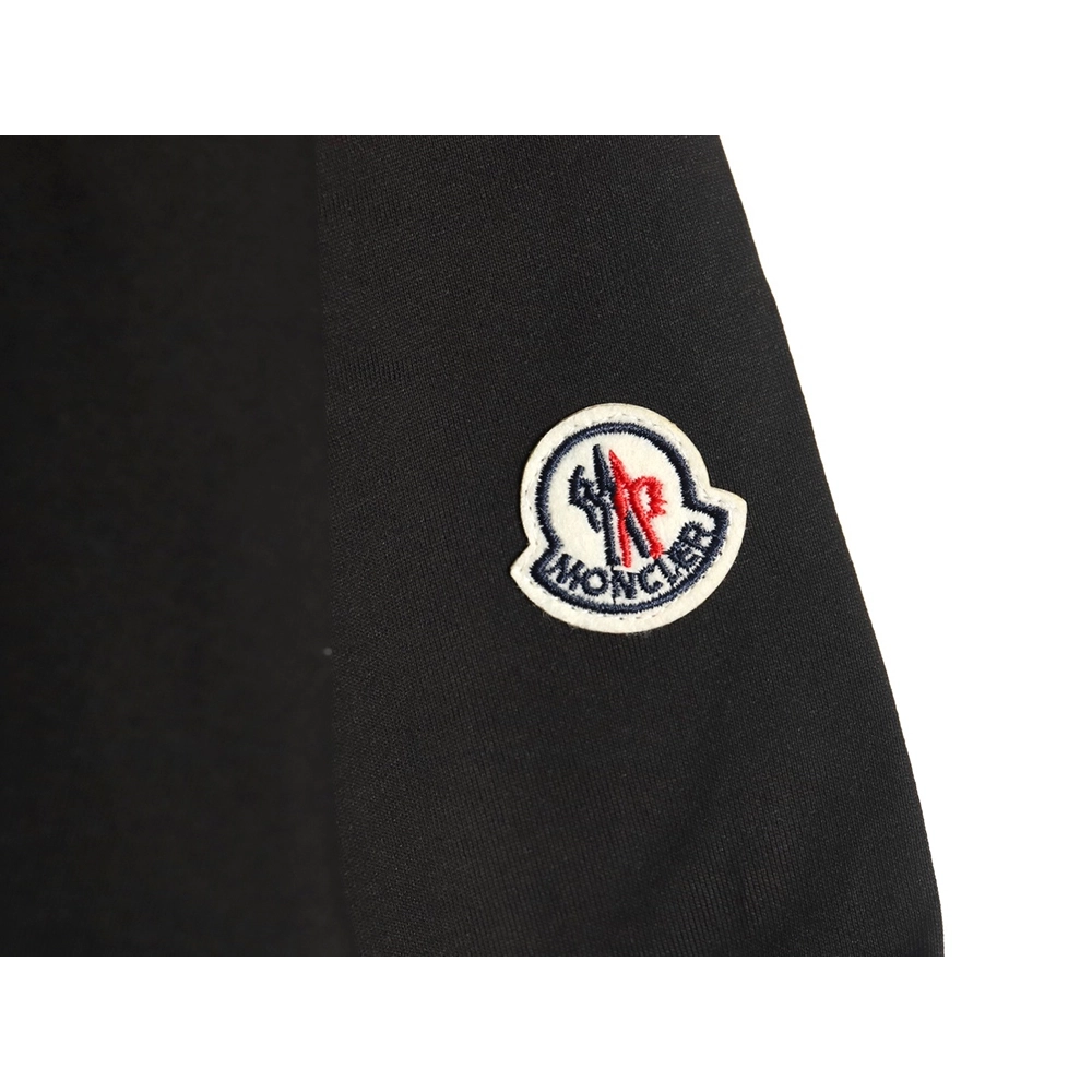 Moncler embroidered letter jacquard short-sleeved T-shirt TSK1,Moncler
