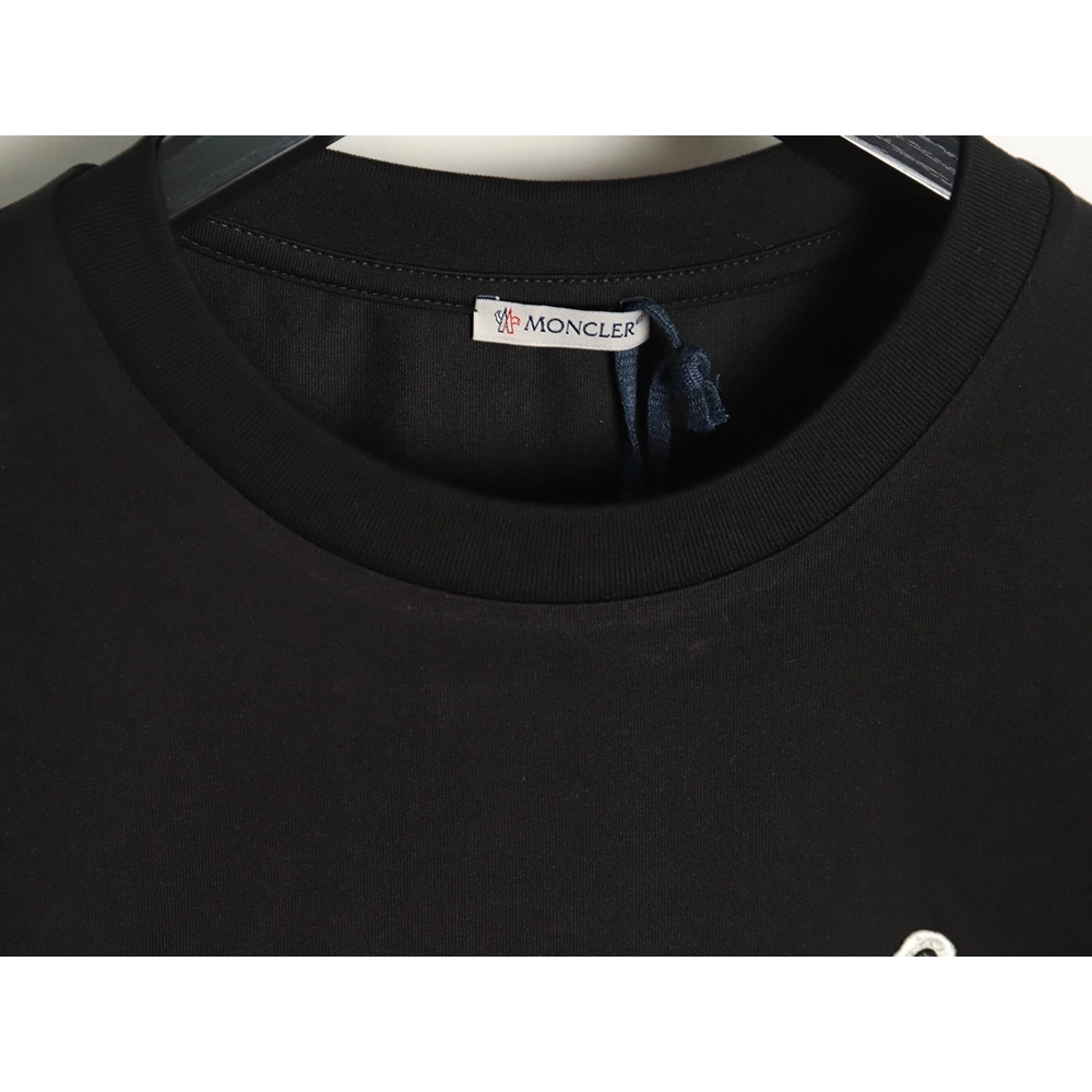 Moncler embroidered letter jacquard short-sleeved T-shirt TSK1,Moncler