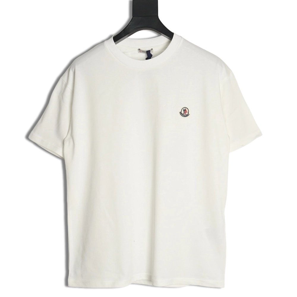 Moncler embroidered letter jacquard short-sleeved T-shirt TSK2,Moncler