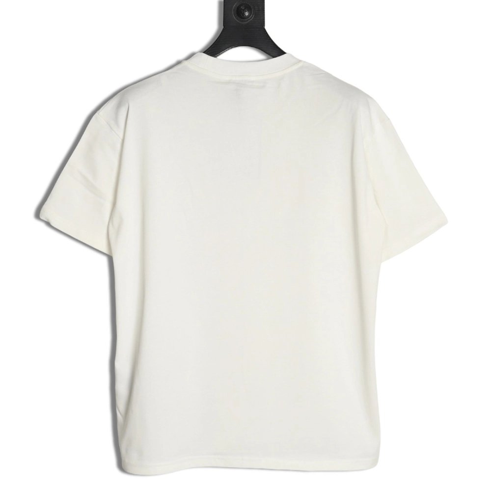 Moncler embroidered letter jacquard short-sleeved T-shirt TSK2,Moncler