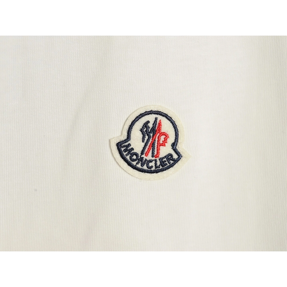 Moncler embroidered letter jacquard short-sleeved T-shirt TSK2,Moncler