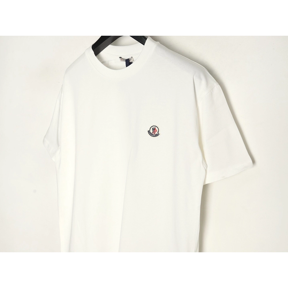 Moncler embroidered letter jacquard short-sleeved T-shirt TSK2,Moncler
