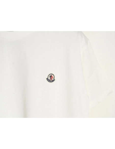 Moncler embroidered letter jacquard short-sleeved T-shirt TSK2,Moncler