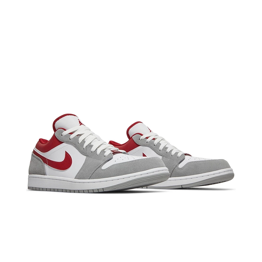 AIR JORDAN 1 LOW SE LIGHT SMOKE GREY GYM RED DC6991 016,AIR JORDAN 1 LOW,Air Jordan