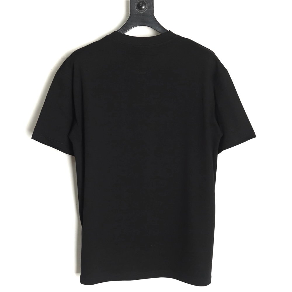 Moncler embroidered letter jacquard short-sleeved T-shirt TSK3,Moncler