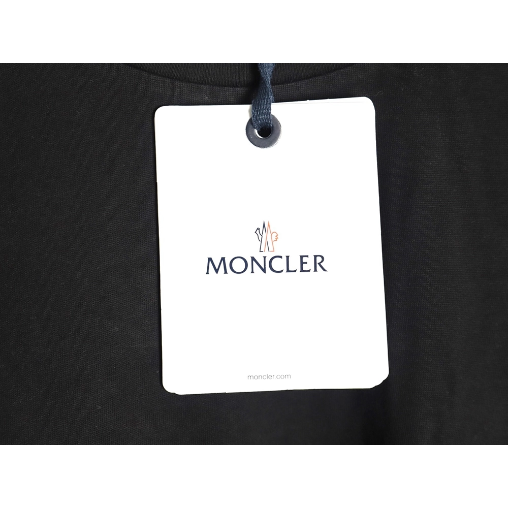 Moncler embroidered letter jacquard short-sleeved T-shirt TSK3,Moncler