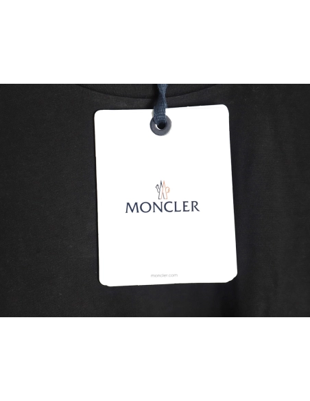 Moncler embroidered letter jacquard short-sleeved T-shirt TSK3,Moncler