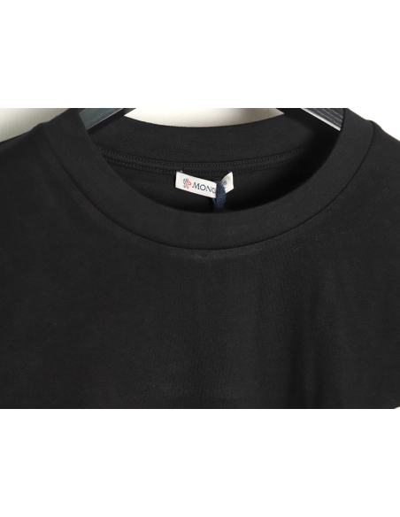 Moncler embroidered letter jacquard short-sleeved T-shirt TSK3,Moncler