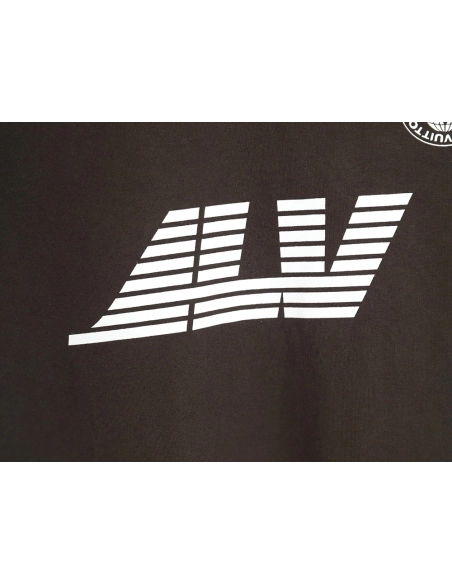 Louis Vuitton horizontal line logo print short sleeve T-shirt,Louis Vuitton