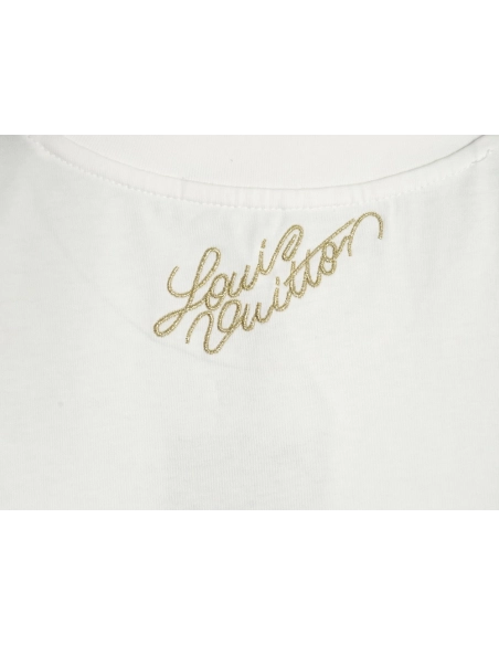 Louis Vuitton Double Dog Logo Short Sleeve T-Shirt,Louis Vuitton