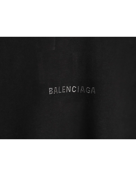 Balenciaga hot diamond short-sleeved T-shirt,Balenciaga