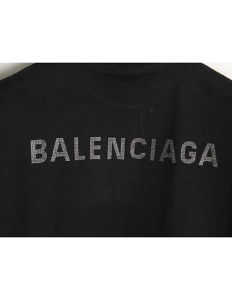 Balenciaga hot diamond short-sleeved T-shirt,Balenciaga