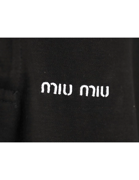 Miu Miu micro logo lettering polo shirt,Miu Miu