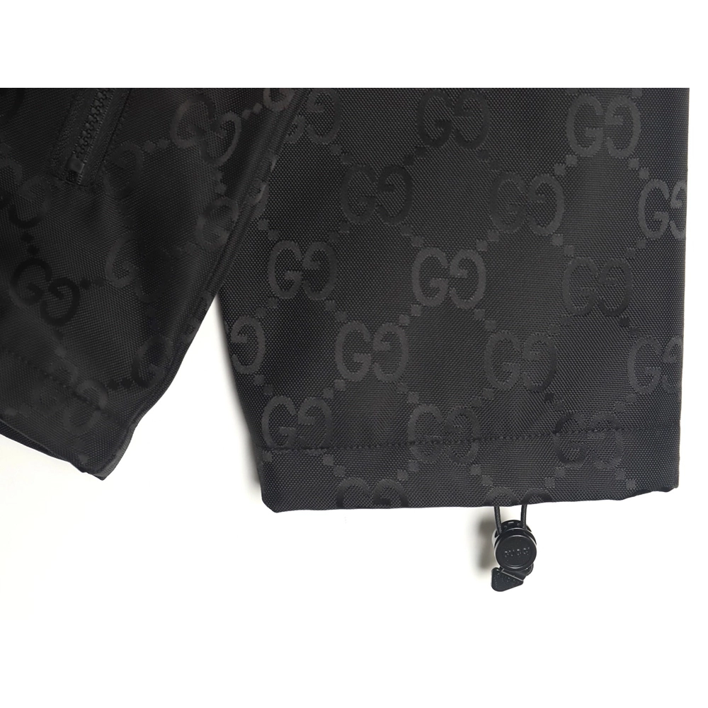 Gucci red and green webbing hooded trench coat,Gucci