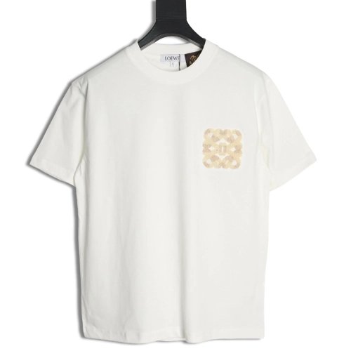 Loewe Towel Embroidered Short Sleeve T-Shirt,Loewe