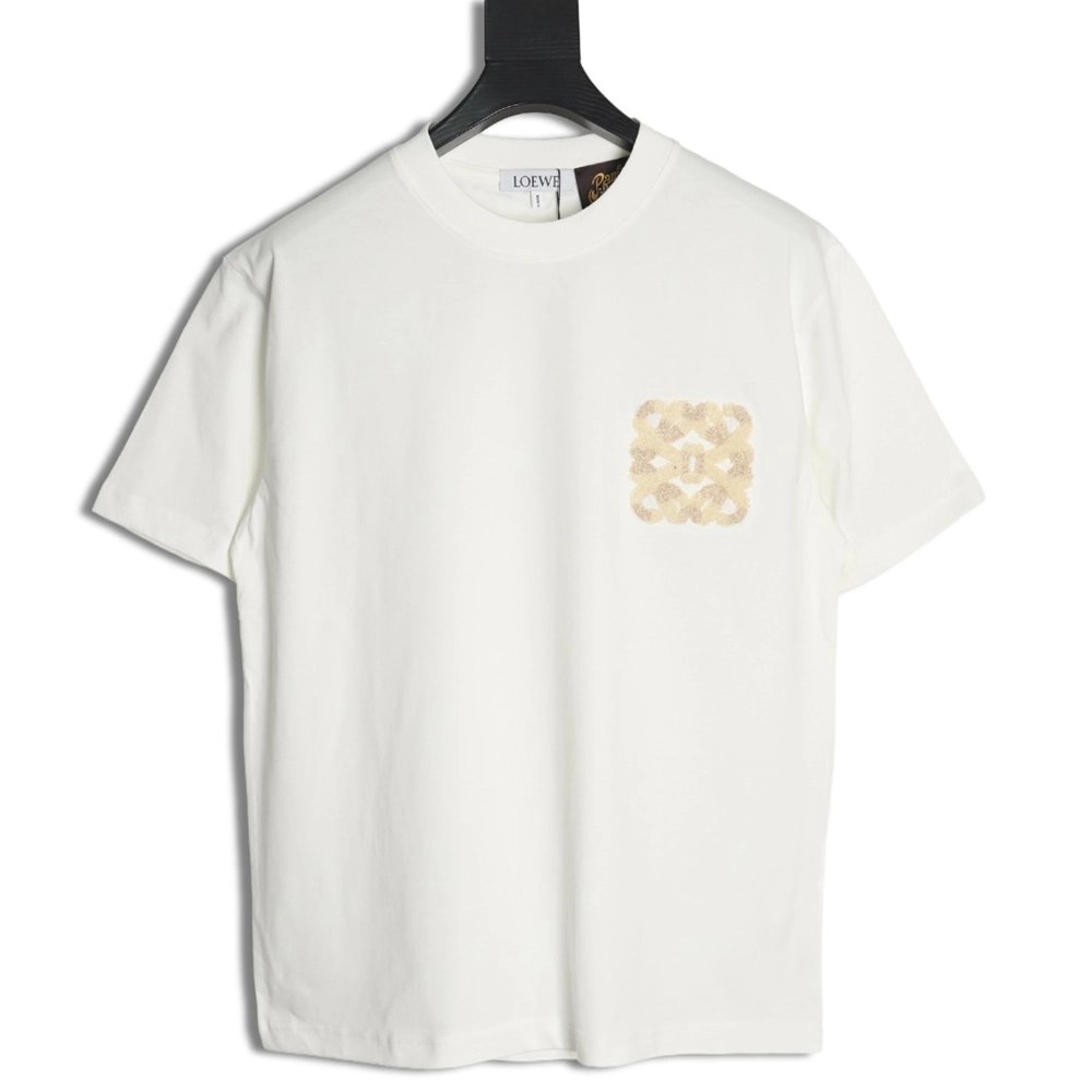 Loewe Towel Embroidered Short Sleeve T-Shirt,Loewe