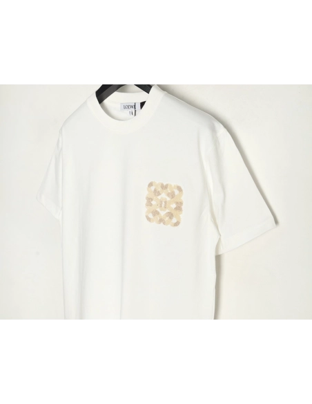 Loewe Towel Embroidered Short Sleeve T-Shirt,Loewe