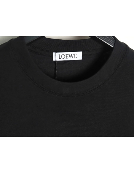 Loewe Pocket Logo Embroidered Short Sleeve T-Shirt TSK1,Loewe
