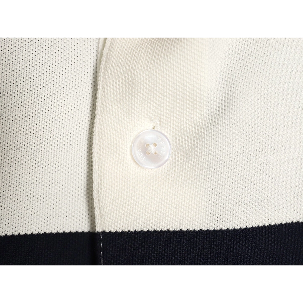 Prada Striped Polo Short Sleeve,Prada