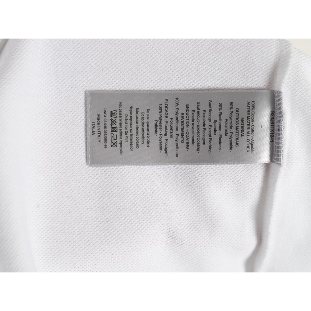 Dior square logo CD embroidered letters short-sleeved polo shirt,Dior