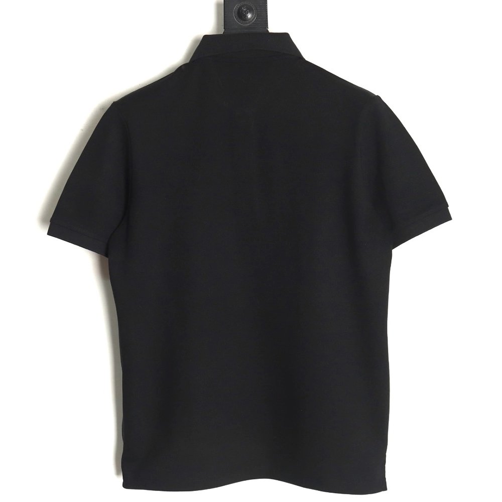 Dior square logo CD embroidered letters short-sleeved polo shirt TSK1,Dior