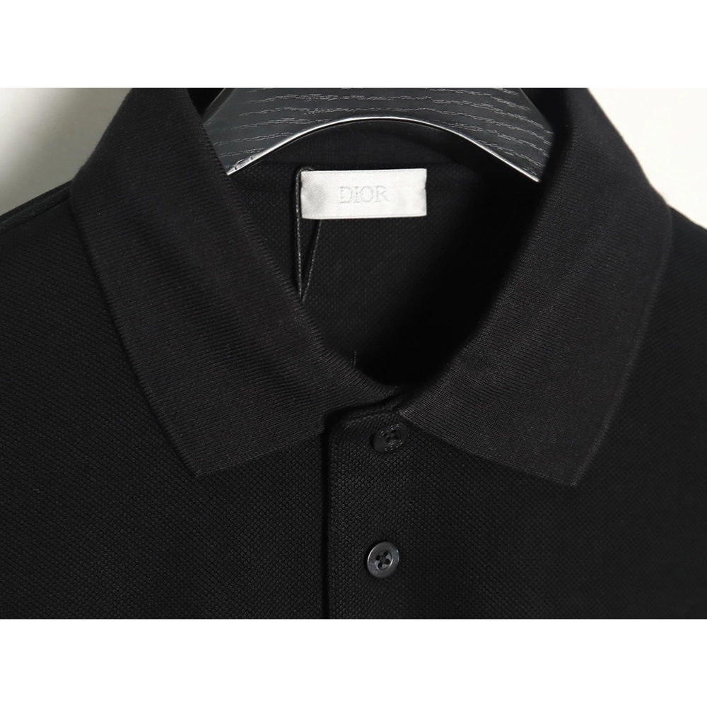 Dior square logo CD embroidered letters short-sleeved polo shirt TSK1,Dior