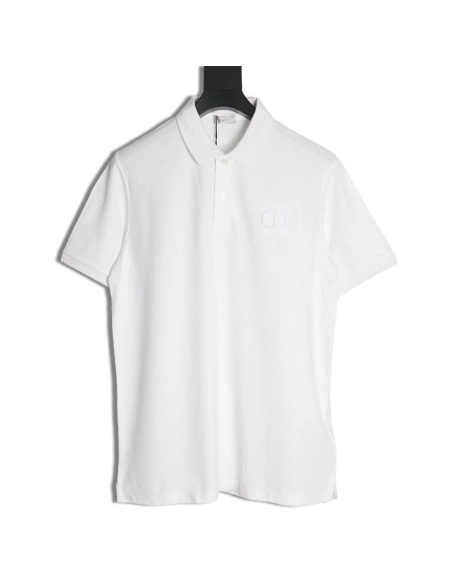 Dior classic CD embroidered short-sleeved polo shirt,Dior