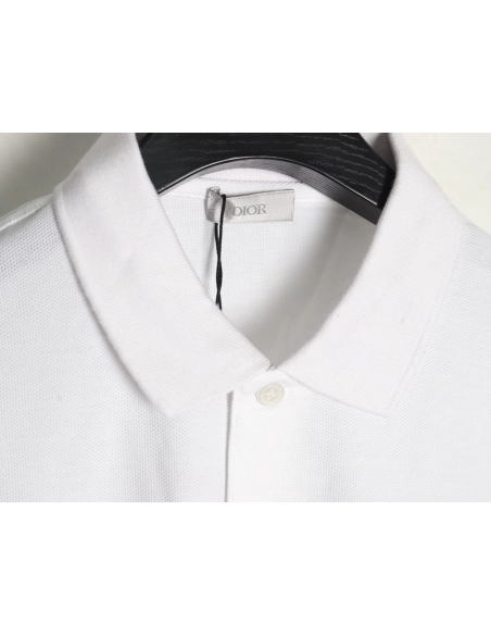 Dior classic CD embroidered short-sleeved polo shirt,Dior