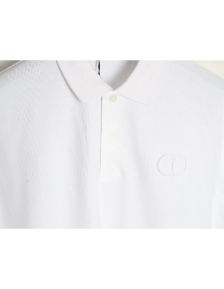 Dior classic CD embroidered short-sleeved polo shirt,Dior