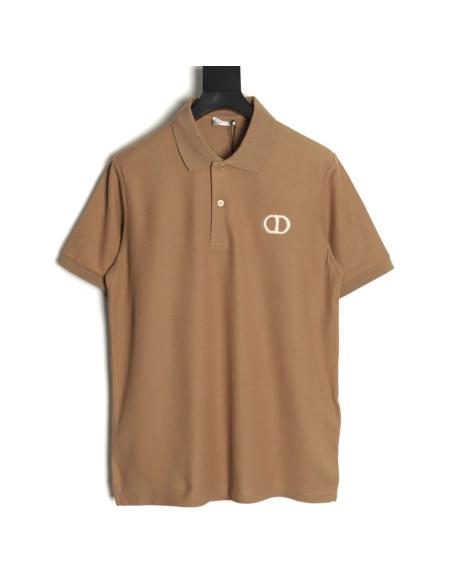 Dior classic CD embroidered short-sleeved polo shirt TSK1,Dior