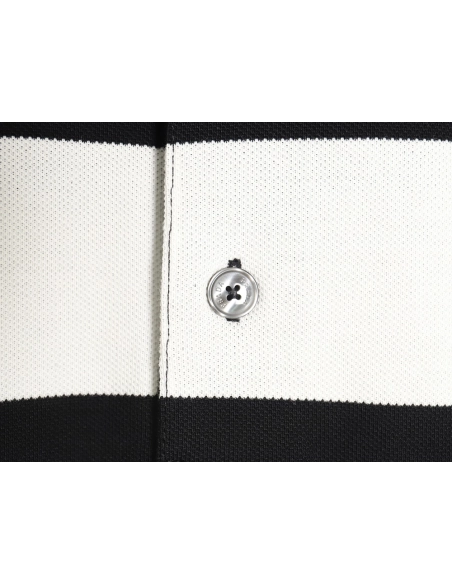 Prada Striped Polo Short Sleeve TSK1,Prada