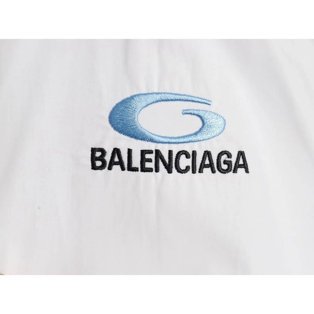 Balenciaga embroidered logo shirt,Balenciaga