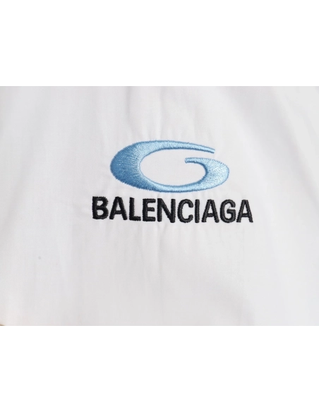 Balenciaga embroidered logo shirt,Balenciaga