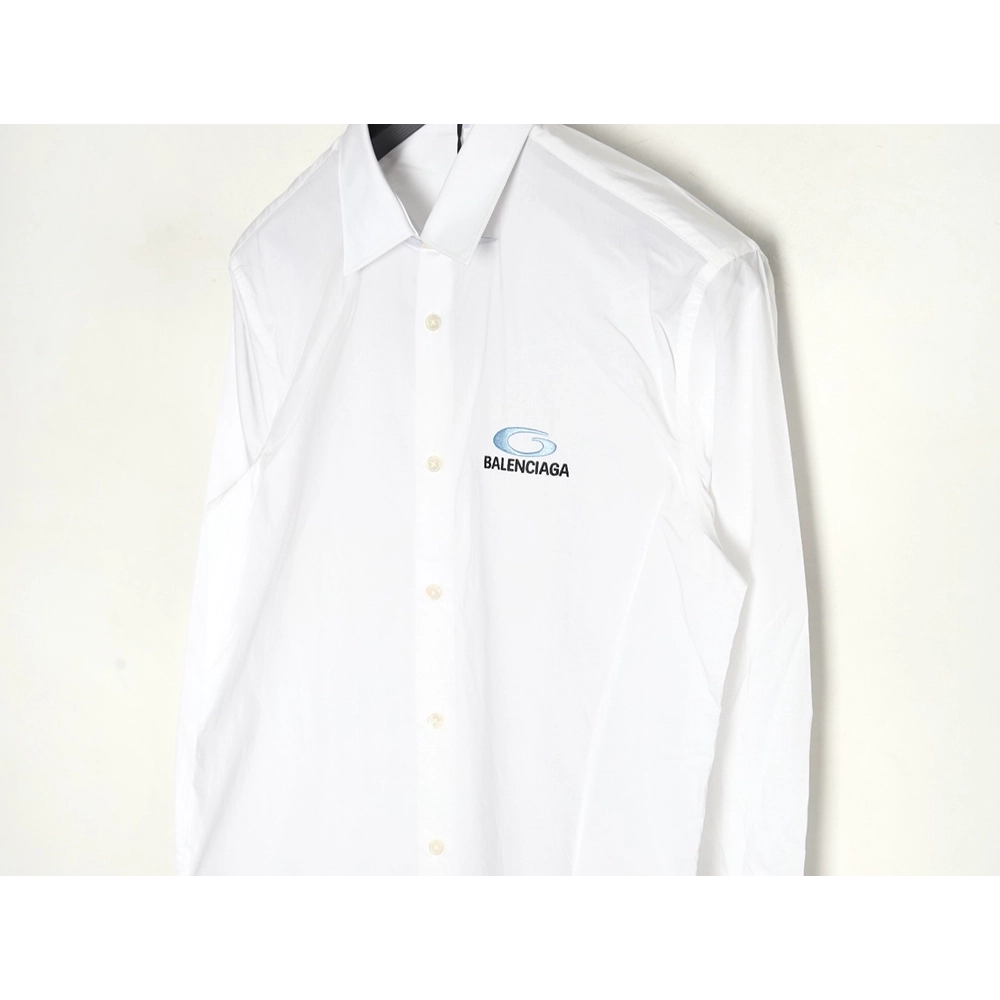 Balenciaga embroidered logo shirt,Balenciaga