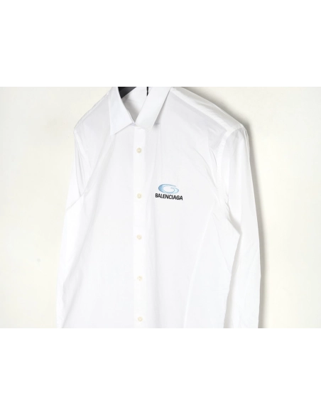 Balenciaga embroidered logo shirt,Balenciaga