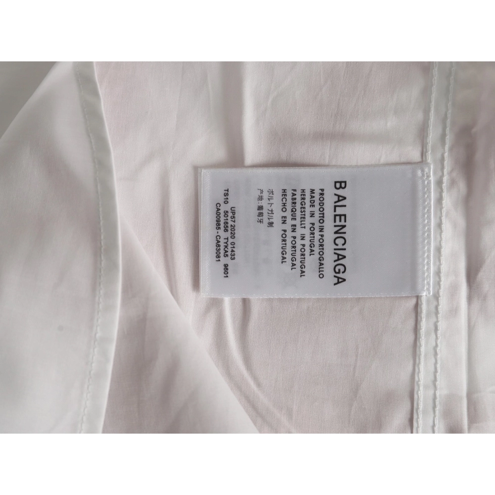 Balenciaga embroidered logo shirt,Balenciaga