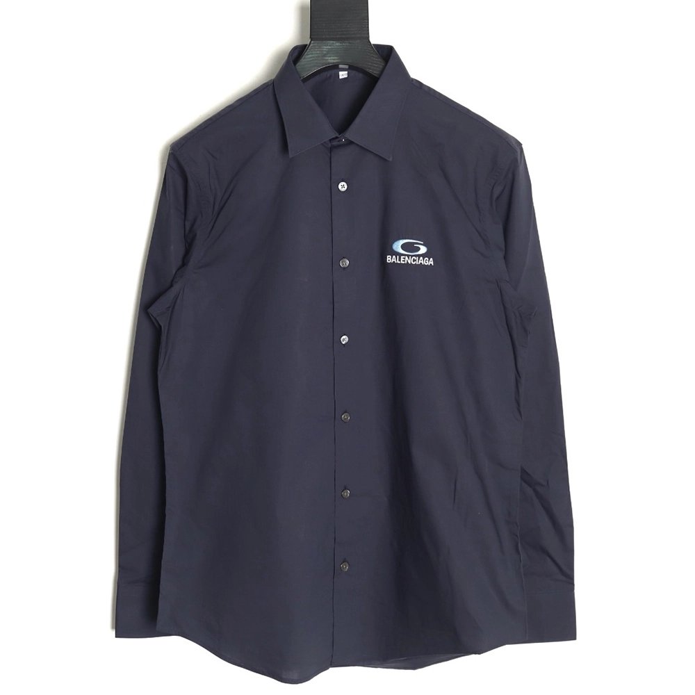 Balenciaga embroidered logo shirt TSK1,Balenciaga