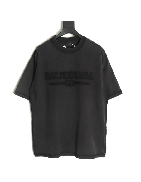 Balenciaga chest patch embroidered shortsleeved Tshirt,Balenciaga T Shirt,Tshirt,APPAREL