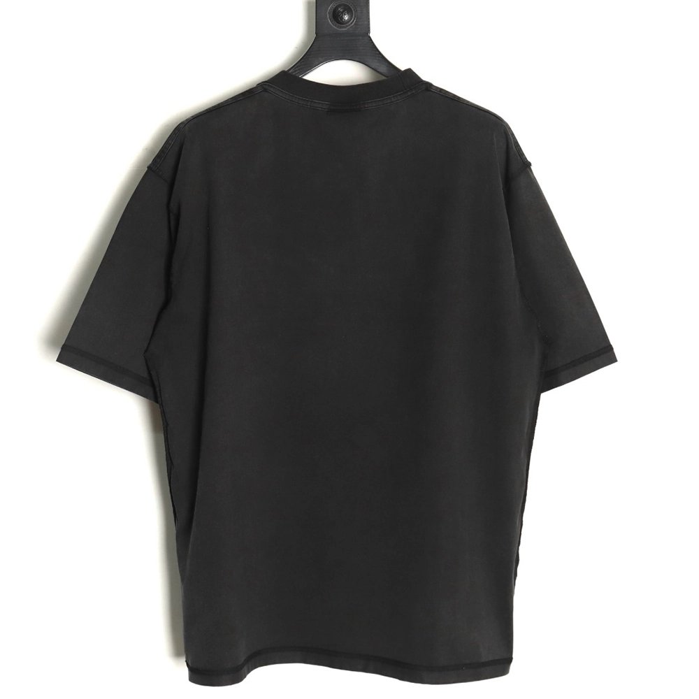 Balenciaga chest patch embroidered shortsleeved Tshirt,Balenciaga T Shirt,Tshirt,APPAREL