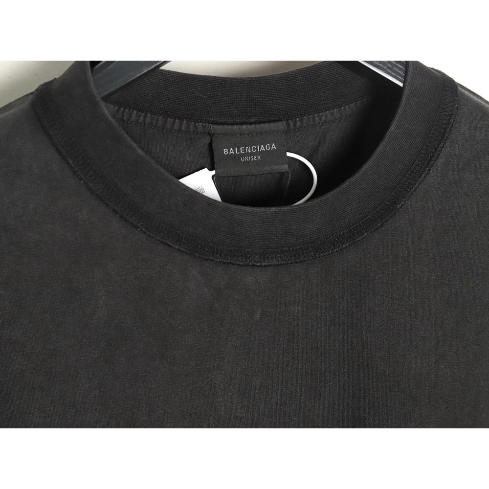 Balenciaga chest patch embroidered shortsleeved Tshirt,Balenciaga T Shirt,Tshirt,APPAREL