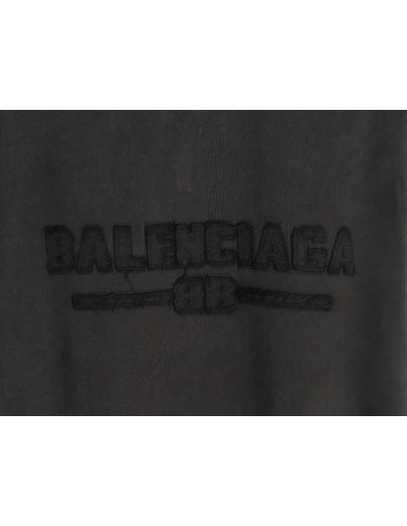Balenciaga chest patch embroidered shortsleeved Tshirt,Balenciaga T Shirt,Tshirt,APPAREL