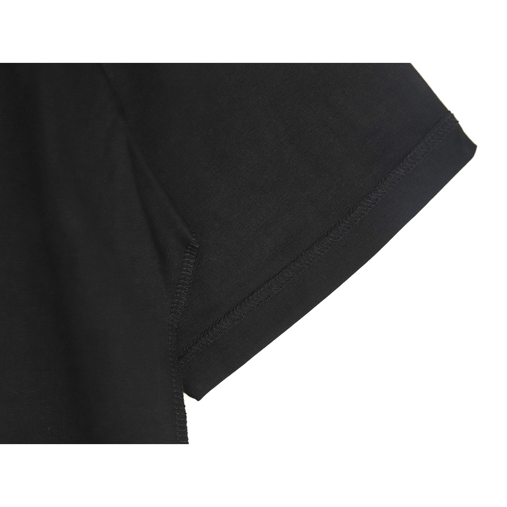 Balenciaga Chest Lettering Logo Embroidered Short Sleeve TShirt,Balenciaga T Shirt,Tshirt,APPAREL