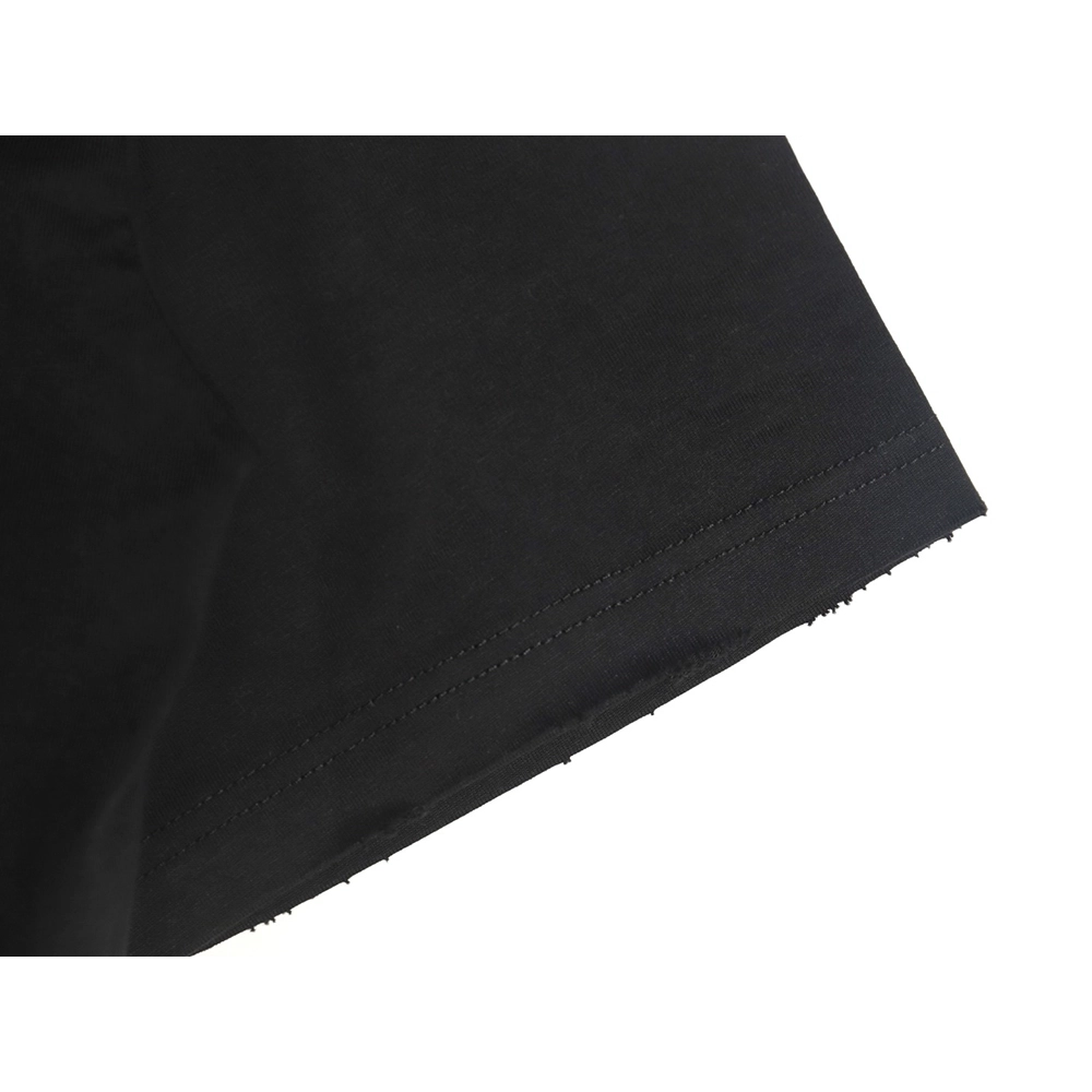 Balenciaga Double Ring LOGO Embroidery Destruction Short Sleeve TShirt,Balenciaga T Shirt,Tshirt,APPAREL