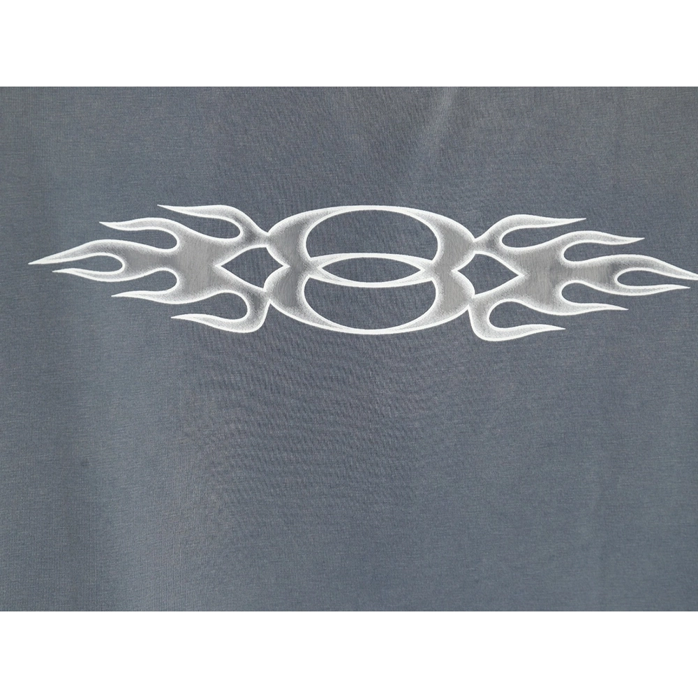 Balenciaga flame print short sleeve Tshirt,Balenciaga T Shirt,Tshirt,APPAREL