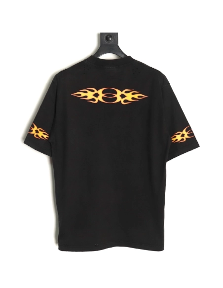 Balenciaga flame print short sleeve Tshirt,Balenciaga T Shirt,Tshirt,APPAREL